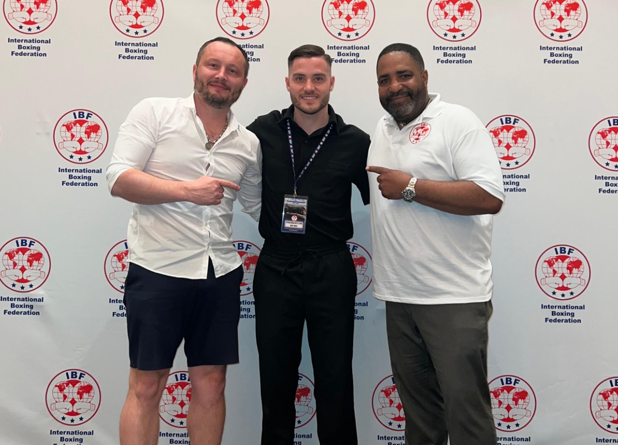 Europameister Piergiulio wird auf der IBF Convention geehrt